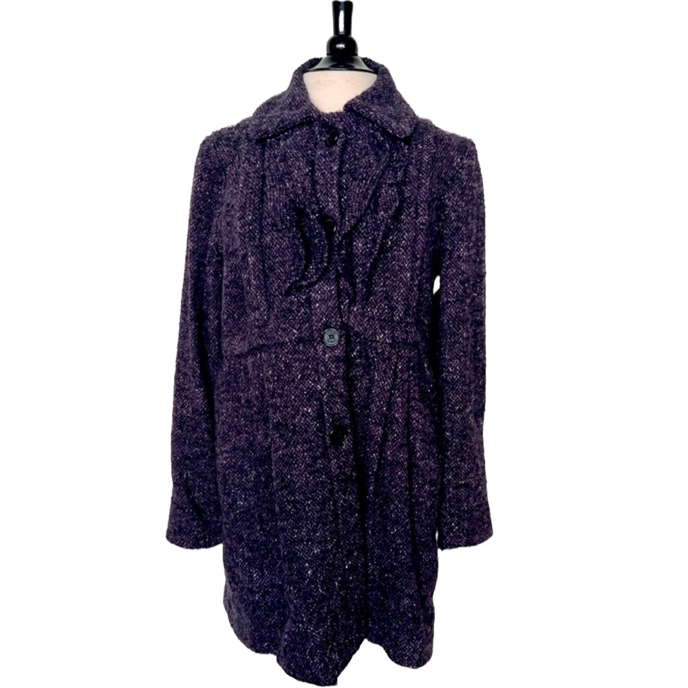 Guess purple peacoat! NWT